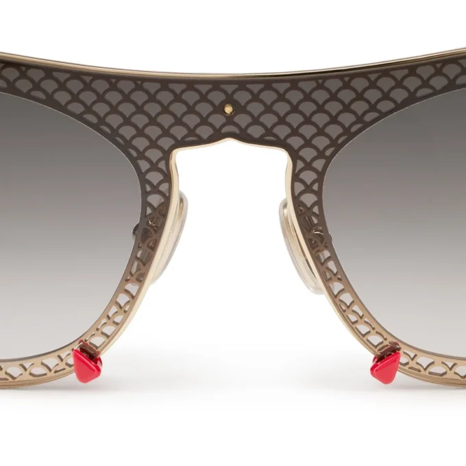 Dolly Lb0007 – Occhiali da sole – Metallo – Oro