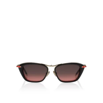 Dolly Lb0022 – Occhiali da sole – Metallo – Nero fumé