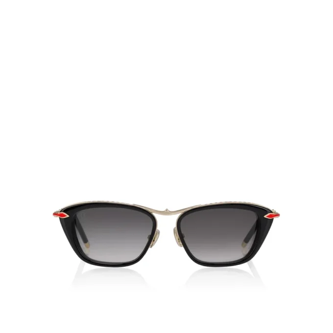 Dolly Lb0022 – Occhiali da sole – Metallo – Nero lucido Dolly Lb0022 – Occhiali da sole – Metallo – Nero lucido