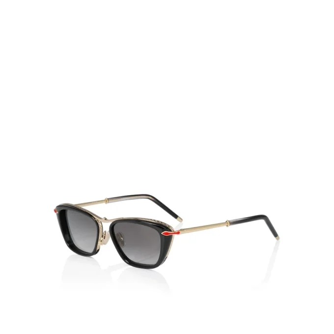 Dolly Lb0022 – Occhiali da sole – Metallo – Nero lucido Dolly Lb0022 – Occhiali da sole – Metallo – Nero lucido