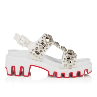 Duni Extazza – Sandali – Pelle di agnello nappa – Bianco – Donna