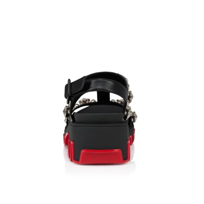 Duni Extazza – Sandali – Pelle di agnello nappa – Nero – Donna