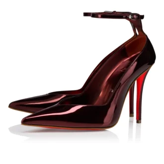 Erozee – Décolleté con cinturini da 100 mm – Pelle di vitello laminata – Palio – Donna