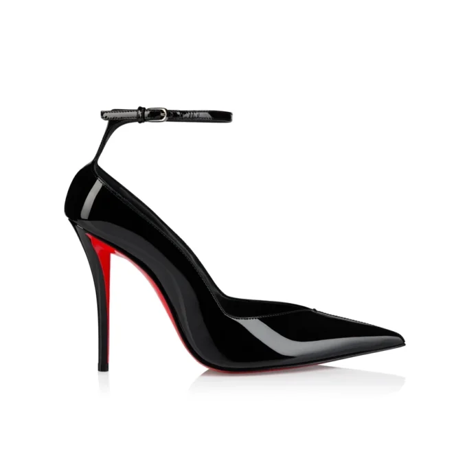 Erozee – Décolleté con cinturini da 100 mm – Pelle di vitello verniciata – Nero – Donna Erozee – Décolleté con cinturini da 100 mm – Pelle di vitello verniciata – Nero – Donna