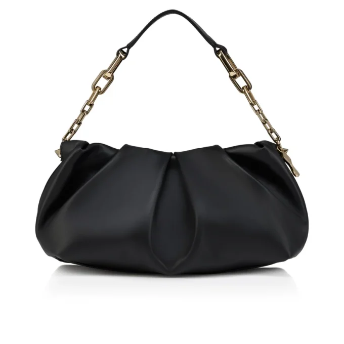 Eva – Borsa a tracolla – Pelle di agnello nappa – Nero Eva – Borsa a tracolla – Pelle di agnello nappa – Nero