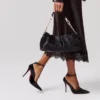 Eva – Borsa a tracolla – Pelle di agnello nappa – Nero Eva – Borsa a tracolla – Pelle di agnello nappa – Nero