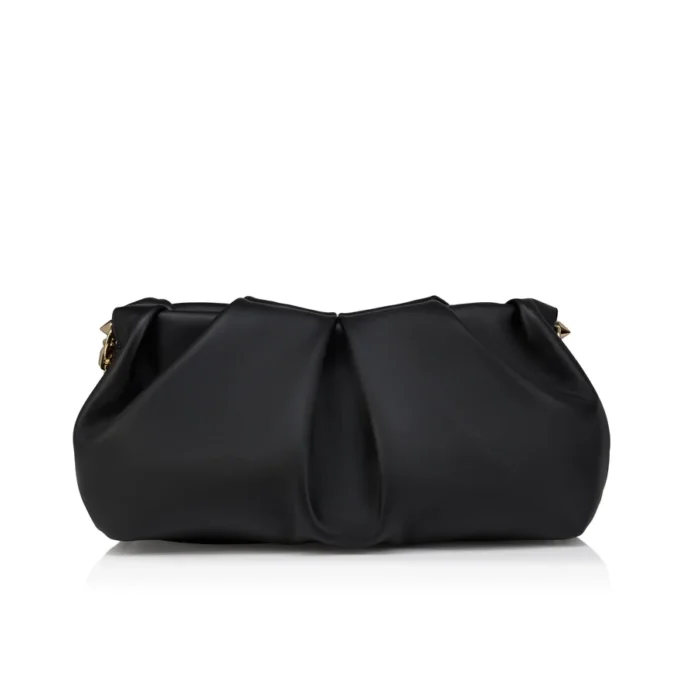 Eva – Borsa a tracolla – Pelle di agnello nappa – Nero Eva – Borsa a tracolla – Pelle di agnello nappa – Nero