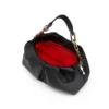 Eva – Borsa a tracolla – Pelle di agnello nappa – Nero Eva – Borsa a tracolla – Pelle di agnello nappa – Nero