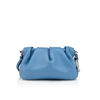 Eva Mini – Borsa a tracolla – Pelle di agnello nappa – Ceruleo Eva Mini – Borsa a tracolla – Pelle di agnello nappa – Ceruleo