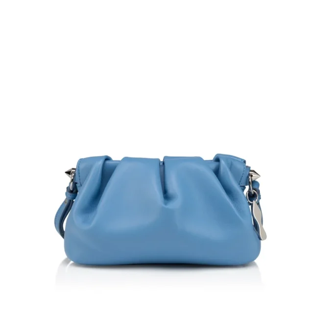 Eva Mini – Borsa a tracolla – Pelle di agnello nappa – Ceruleo Eva Mini – Borsa a tracolla – Pelle di agnello nappa – Ceruleo