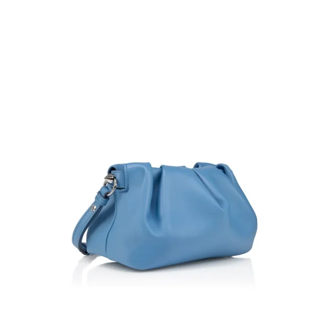 Eva Mini – Borsa a tracolla – Pelle di agnello nappa – Ceruleo Eva Mini – Borsa a tracolla – Pelle di agnello nappa – Ceruleo