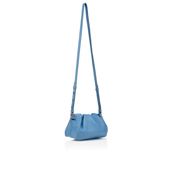 Eva Mini – Borsa a tracolla – Pelle di agnello nappa – Ceruleo Eva Mini – Borsa a tracolla – Pelle di agnello nappa – Ceruleo