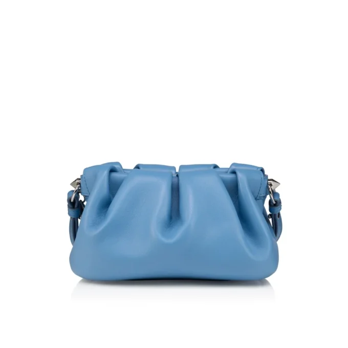 Eva Mini – Borsa a tracolla – Pelle di agnello nappa – Ceruleo Eva Mini – Borsa a tracolla – Pelle di agnello nappa – Ceruleo