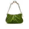 Eva Small – Borsa a tracolla – Velluto e strass – Haiiro Eva Small – Borsa a tracolla – Velluto e strass – Haiiro