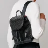 Explorafunk Small – Zaino – Tessuto, pelle di vitello scamosciata e borchie – Nero Explorafunk Small – Zaino – Tessuto, pelle di vitello scamosciata e borchie – Nero
