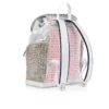 Explorafunk – Zaino – Pelle di vitello, glitter e pelle scamosciata – Bianco Explorafunk – Zaino – Pelle di vitello, glitter e pelle scamosciata – Bianco
