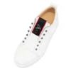 F.A.V Fique a Vontade – Sneakers slip-on – Pelle di vitello – Bianco – Uomo