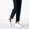 F.A.V Fique a Vontade – Sneakers slip-on – Pelle di vitello – Bianco – Uomo