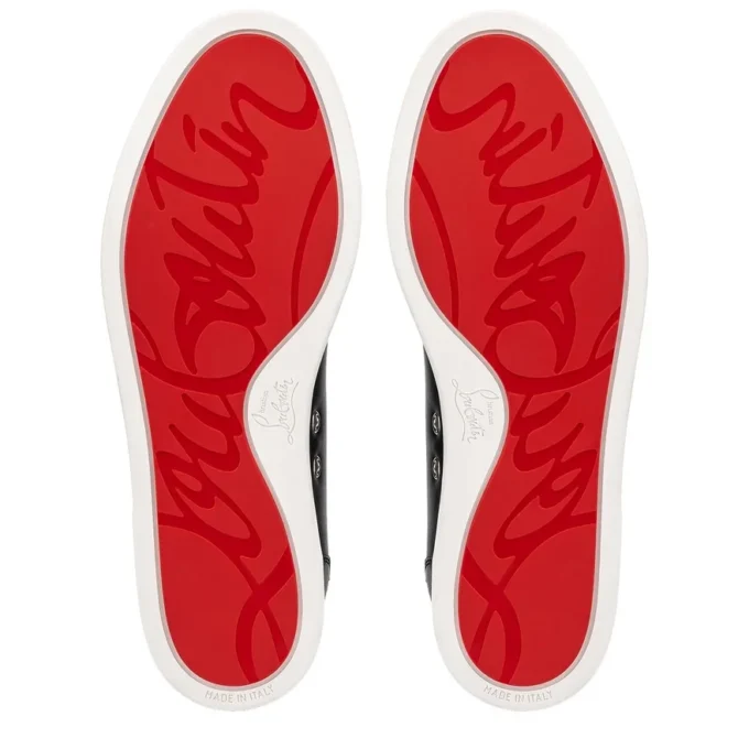 F.A.V Fique a Vontade – Sneakers slip-on – Pelle di vitello – Nero – Uomo