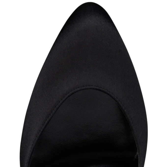 Fannylove Alta – Décolleté 120 mm – Raso crepe – Nero – Donna Fannylove Alta – Décolleté 120 mm – Raso crepe – Nero – Donna