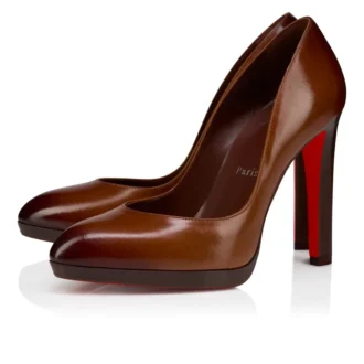 Fannylove Alta – Décolleté da 120 mm – Pelle di vitello patinata – Carmine scuro – Donna Fannylove Alta – Décolleté da 120 mm – Pelle di vitello patinata – Carmine scuro – Donna