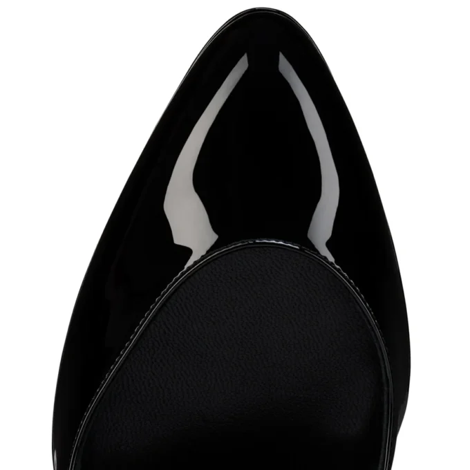 Fannylove Alta – Décolleté da 120 mm – Pelle di vitello verniciata – Nero – Donna
