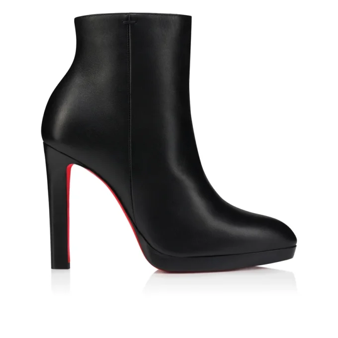 Fannylove Booty – Stivali da 120 mm – Pelle di vitello – Nero – Donna