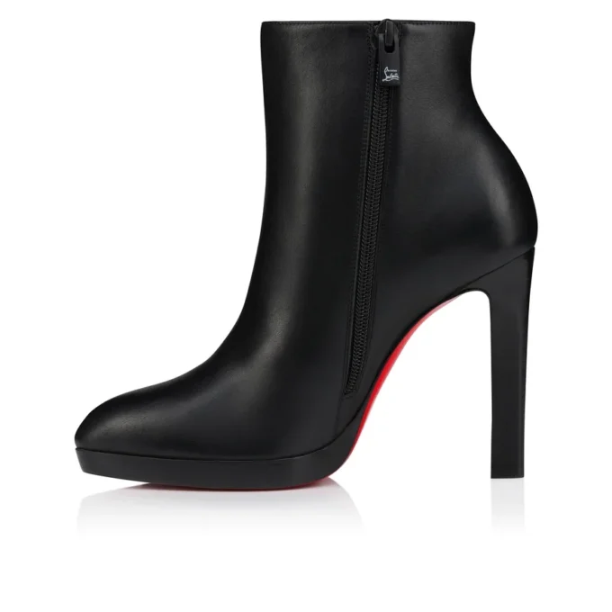 Fannylove Booty – Stivali da 120 mm – Pelle di vitello – Nero – Donna