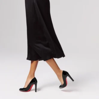 Fannylove – Décolleté da 100 mm – Pelle di vitello – Nero – Donna