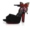 Farfa Luna – Sandali con cinturini da 120 mm – Velluto – Nero – Donna Farfa Luna – Sandali con cinturini da 120 mm – Velluto – Nero – Donna
