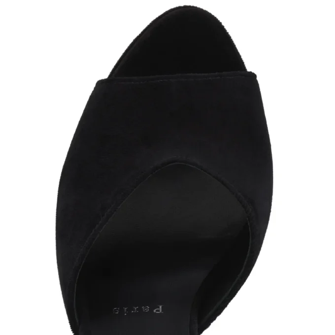 Farfa Luna – Sandali con cinturini da 120 mm – Velluto – Nero – Donna Farfa Luna – Sandali con cinturini da 120 mm – Velluto – Nero – Donna