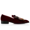 Farfajour – Mocassini – Velluto – Borgogna – Uomo Farfajour – Mocassini – Velluto – Borgogna – Uomo