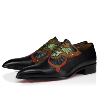 Farfaman – Scarpe Oxford – Pelle di vitello e nappa di agnello – Multicolore – Uomo Farfaman – Scarpe Oxford – Pelle di vitello e nappa di agnello – Multicolore – Uomo