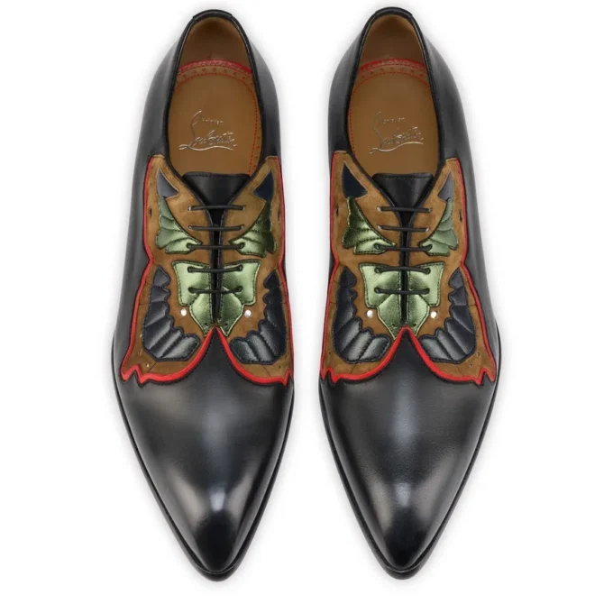 Farfaman – Scarpe Oxford – Pelle di vitello e nappa di agnello – Multicolore – Uomo Farfaman – Scarpe Oxford – Pelle di vitello e nappa di agnello – Multicolore – Uomo