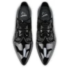 Farfarock – Oxford – Pelle di vitello verniciata e Veau Velours – Nero – Uomo
