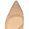 Follies Strass – Décolleté da 100 mm – Rete, pelle scamosciata e strass – Seta chiara – Donna Follies Strass – Décolleté da 100 mm – Rete, pelle scamosciata e strass – Seta chiara – Donna