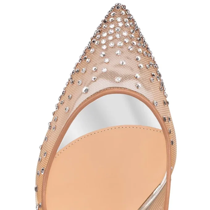 Follies Strassita – Décolleté 100 mm – Strass – Argento