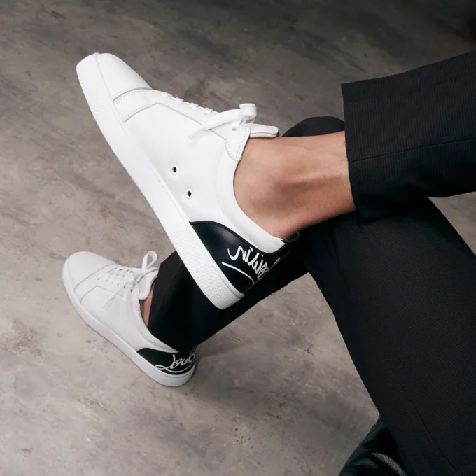 Fun Louis Junior – Sneakers – Pelle di vitello liscia – Bianco – Uomo