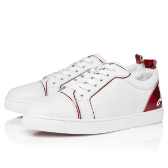 Fun Louise Junior – Sneakers – Pelle di vitello e vernice Psychic – Bianco – Donna Fun Louise Junior – Sneakers – Pelle di vitello e vernice Psychic – Bianco – Donna