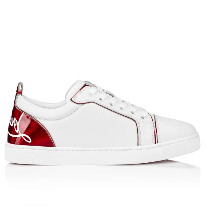 Fun Louise Junior – Sneakers – Pelle di vitello e vernice Psychic – Bianco – Donna Fun Louise Junior – Sneakers – Pelle di vitello e vernice Psychic – Bianco – Donna