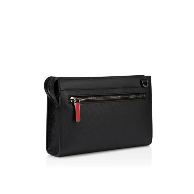 Funky – Borsa a tracolla – Pelle di vitello martellata e borchie – Nero Funky – Borsa a tracolla – Pelle di vitello martellata e borchie – Nero