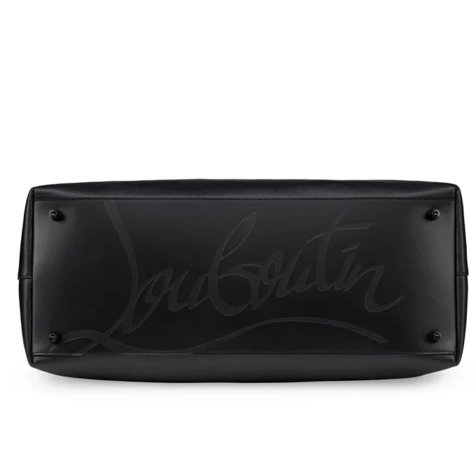Funky – Borsa da viaggio – Pelle di vitello martellata e borchie – Nero Funky – Borsa da viaggio – Pelle di vitello martellata e borchie – Nero