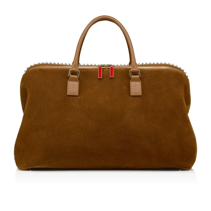 Funky – Borsa da viaggio – Pelle di vitello rovesciata e borchie – Rhea Funky – Borsa da viaggio – Pelle di vitello rovesciata e borchie – Rhea