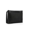 Funky – Pochette – Pelle di vitello martellata e borchie – Nero Funky – Pochette – Pelle di vitello martellata e borchie – Nero