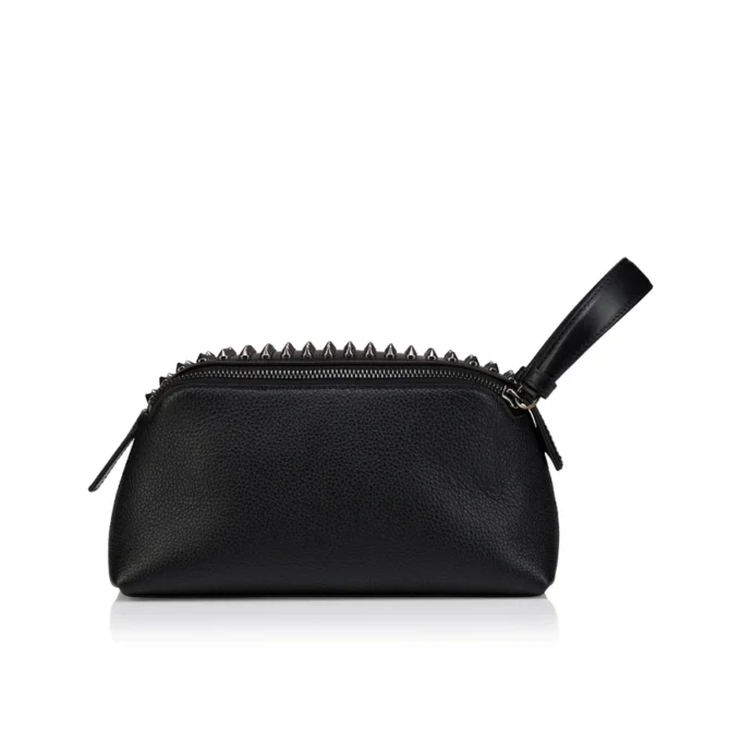 Funky – Pouch – Pelle di vitello e borchie – Nero Funky – Pouch – Pelle di vitello e borchie – Nero