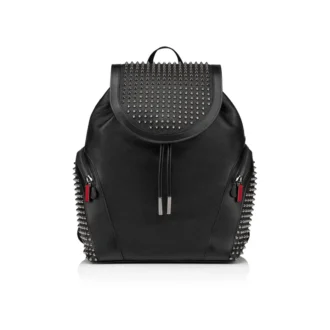 Funky – Zaino – Pelle di vitello e borchie – Nero