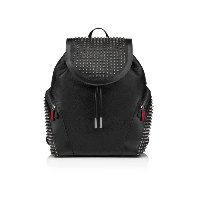 Funky – Zaino – Pelle di vitello e borchie – Nero Funky – Zaino – Pelle di vitello e borchie – Nero