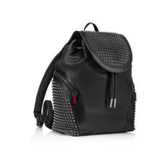 Funky – Zaino – Pelle di vitello e borchie – Nero
