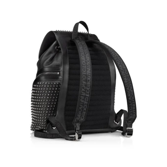 Funky – Zaino – Pelle di vitello e borchie – Nero Funky – Zaino – Pelle di vitello e borchie – Nero