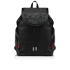 Funky – Zaino – Pelle di vitello martellata, strass e borchie – Nero Funky – Zaino – Pelle di vitello martellata, strass e borchie – Nero
